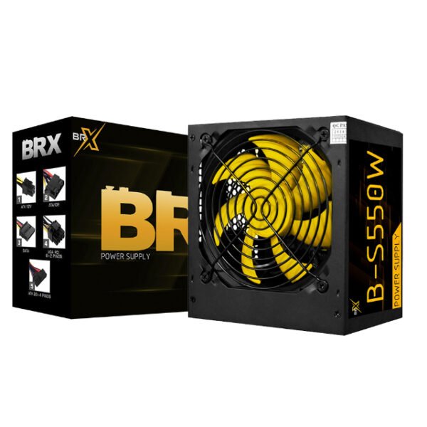 Fonte de Alimentação BRX 550W ATX - Energia Confiável para seu PC